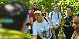 Female student in Costa Rica